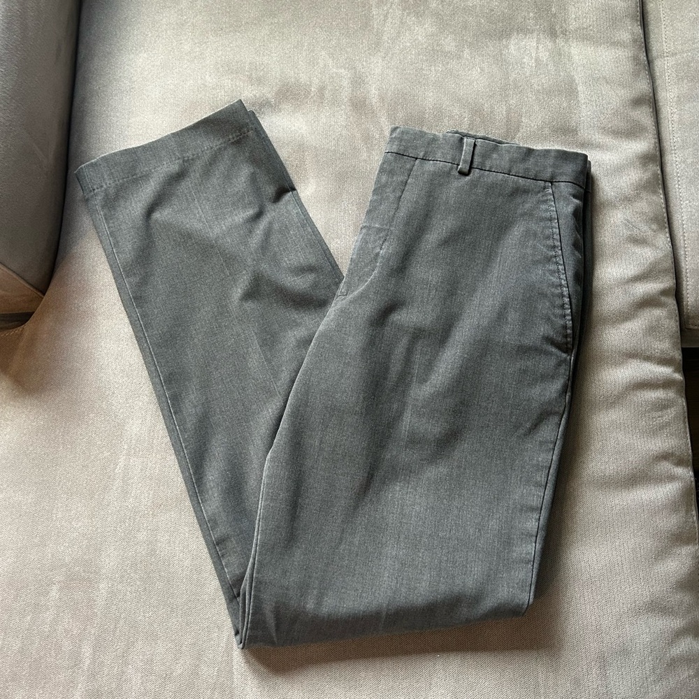 JF J. Ferrar Gray Slim Fit Men’s Dress / Work Pants